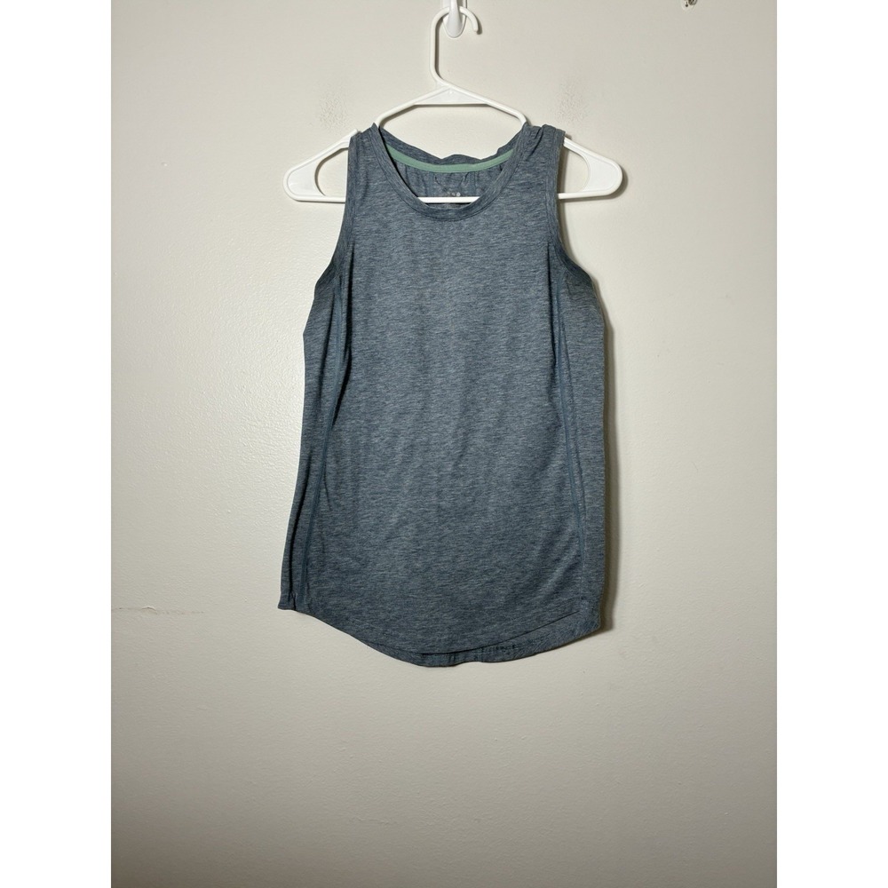 Title Nine Tank Top Women's Sz XS Gray/blue Outdoor Hiking Casual
